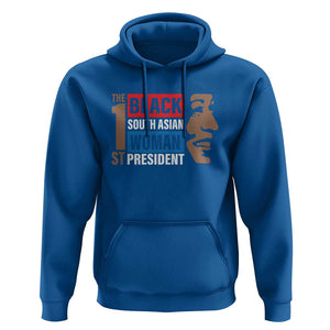 Harris 2024 Hoodie The First Woman South Asian Black Kamala Presidential Election TS11 Royal Blue Print Your Wear