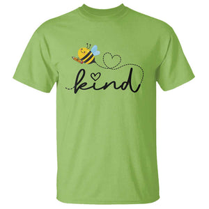 Positive Quote Bee T Shirt Be Kind Pencil Back To School Bumblebee TS11 Lime Print Your Wear