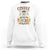 Teacher Life Sweatshirt Coffee Gives Me Teacher Power Back To School TS11 White Print Your Wear