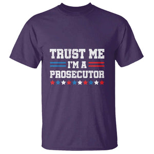 Trust Me I'm A Prosecutor T Shirt Harris 2024 Election Star American Flag TS11 Purple Print Your Wear