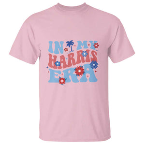 Kamala 2024 T Shirt In My Harris Era Retro Groove Coconut Tree Flower TS11 Light Pink Print Your Wear