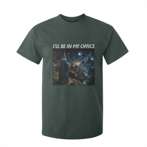 I Will Be In My Office Funny Wizard Fantasy Magic Meme T Shirt For Kid