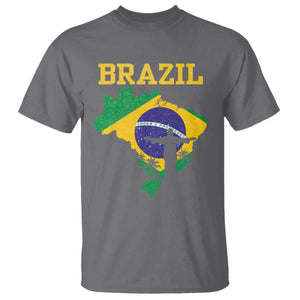 Brazilian Pride Christ the Redeemer Statue Latin America T Shirt TS11 Charcoal Print Your Wear