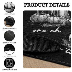 Funny Halloween Book Lover Round Rug Ghosting The World One Chapter At A Time