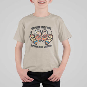 Native American T Shirt For Kid Remember The Children Who Never Make It Home Shoes Papoose TS11 Sand Print Your Wear