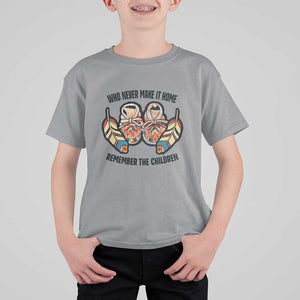 Native American T Shirt For Kid Remember The Children Who Never Make It Home Shoes Papoose TS11 Sport Gray Print Your Wear