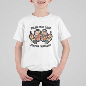 Native American T Shirt For Kid Remember The Children Who Never Make It Home Shoes Papoose TS11 White Print Your Wear