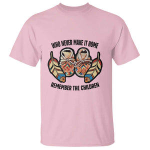 Native American T Shirt Remember The Children Who Never Make It Home Shoes Papoose TS11 Light Pink Print Your Wear