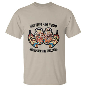 Native American T Shirt Remember The Children Who Never Make It Home Shoes Papoose TS11 Sand Print Your Wear