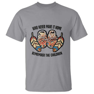 Native American T Shirt Remember The Children Who Never Make It Home Shoes Papoose TS11 Sport Gray Print Your Wear