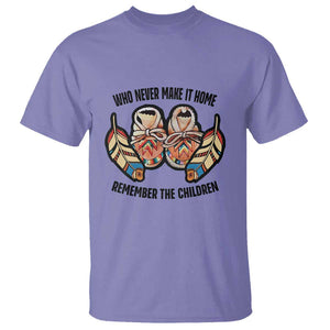 Native American T Shirt Remember The Children Who Never Make It Home Shoes Papoose TS11 Violet Print Your Wear