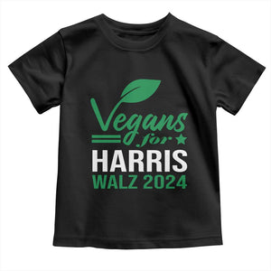 Kamala Supporter 2024 Baby Shirt Vegans For Harris Walz 2024 Veggies TS11 Black Print Your Wear