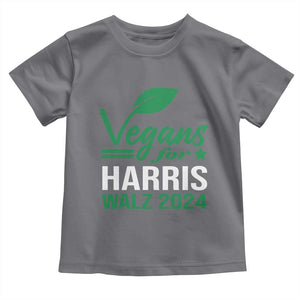 Kamala Supporter 2024 Baby Shirt Vegans For Harris Walz 2024 Veggies TS11 Charcoal Print Your Wear