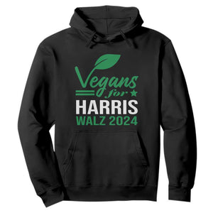 Kamala Supporter 2024 Hoodie Vegans For Harris Walz 2024 Veggies TS11 Black Print Your Wear