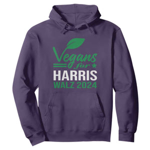 Kamala Supporter 2024 Hoodie Vegans For Harris Walz 2024 Veggies TS11 Purple Print Your Wear