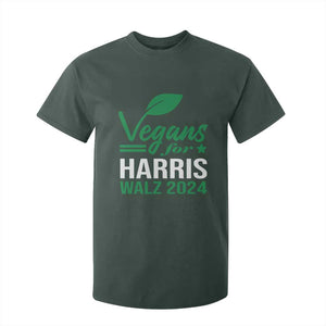 Kamala Supporter 2024 T Shirt For Kid Vegans For Harris Walz 2024 Veggies TS11 Dark Forest Green Print Your Wear