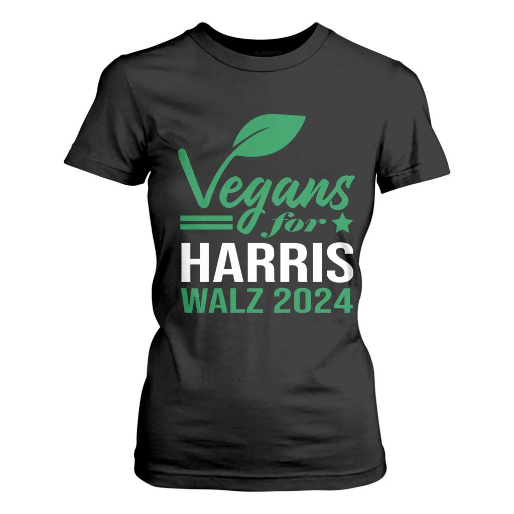 Kamala Supporter 2024 T Shirt For Women Vegans For Harris Walz 2024 Veggies TS11 Black Print Your Wear