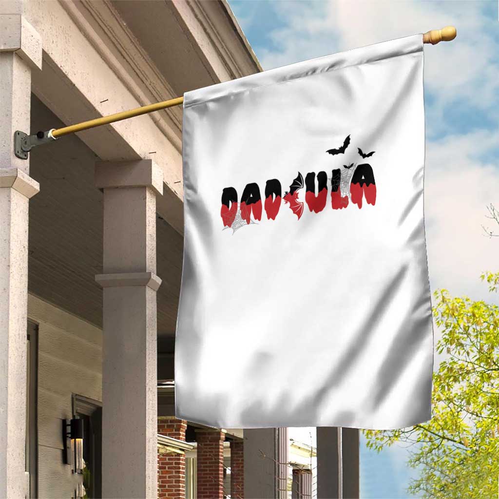 Halloween Couple Matching Garden Flag Dadcula Couples Daddy Husband Vampire Bat Spider Web TS11 Print Your Wear