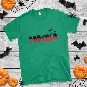 Halloween Couple Matching T Shirt Dadcula Couples Daddy Husband Vampire Bat Spider Web TS11 Irish Green Print Your Wear