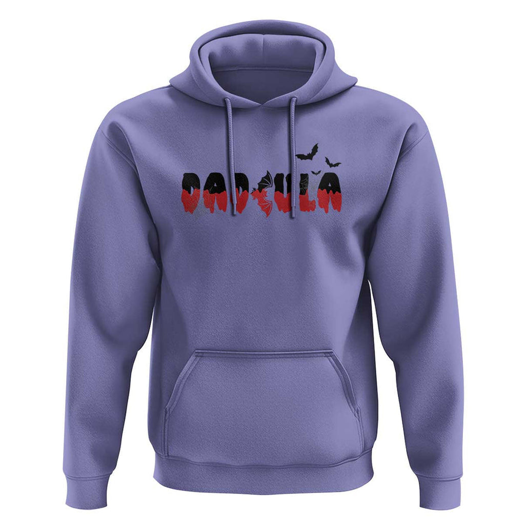 Halloween Couple Matching Hoodie Dadcula Couples Daddy Husband Vampire Bat Spider Web TS11 Violet Print Your Wear