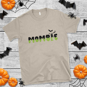 Halloween Couple Matching T Shirt Mombie Couples Mommy Wife Zombie Hand Bat TS11 Sand Print Your Wear