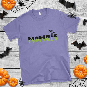 Halloween Couple Matching T Shirt Mombie Couples Mommy Wife Zombie Hand Bat TS11 Violet Print Your Wear