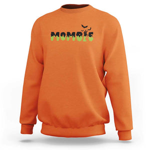 Halloween Couple Matching Sweatshirt Mombie Couples Mommy Wife Zombie Hand Bat TS11 Orange Print Your Wear