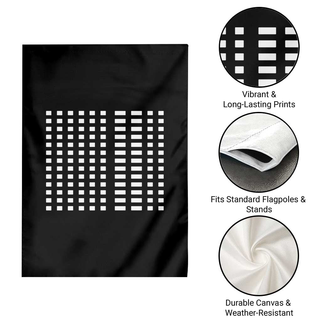 Six Seven 67 Morse Code Garden Flag Subtle Secret Gen Alpha Meme TS11 Print Your Wear