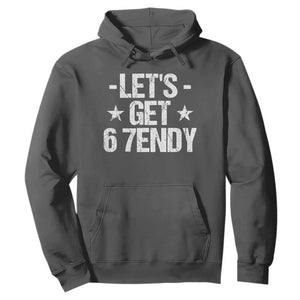 Lets Get Sendy 67 Six Seven Meme Alpha Slang Hoodie TS11 Dark Heather Print Your Wear