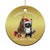 Funny Xmas Racoon Christmas Ornament Sorry Santa I've Been Feral Xmas Hat TS11 Print Your Wear