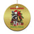 Funny Xmas Racoon Christmas Ornament Sorta Merry Sorta Feral Xmas Wreath TS11 Print Your Wear