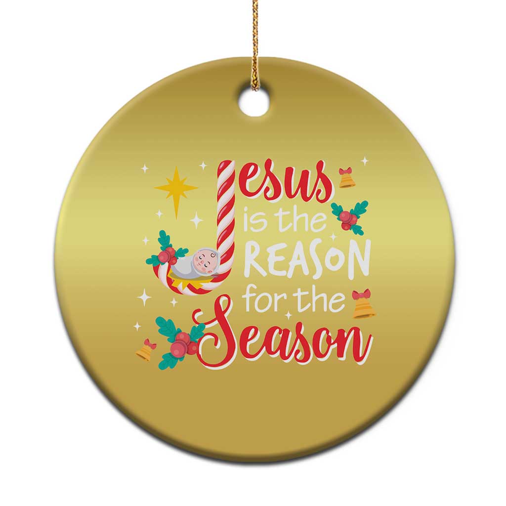 Jesus Is The Reason For The Season Christmas Ornament Christmas Jolly Bell TS11 Print Your Wear