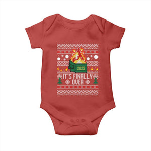 Funny Christmas Lil Dumpster Fire Baby Onesie It Is Finally Over 2025 TS11 Red Print Your Wear