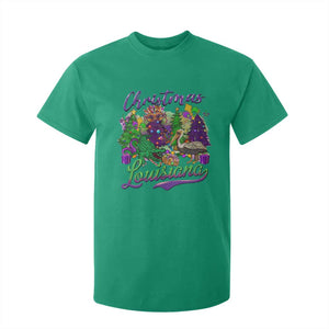 Christmas Cajun Louisiana Saint Symbol Alligator Pelican Xmas Tree T Shirt For Kid TS11 Irish Green Print Your Wear