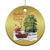 Funny Xmas Cajun Louisiana Christmas Ornament Rockin' Around The Cypress Trees Santa Alligator TS11 Print Your Wear