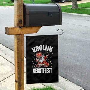 Dutch Christmas Garden Flag Vrolijk Kerstfeest Dabiing Sinterklaas Santa TS11 Print Your Wear