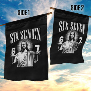 Funny Jesus 67 Garden Flag God Six Seven Meme Religious Christian TS11 Print Your Wear