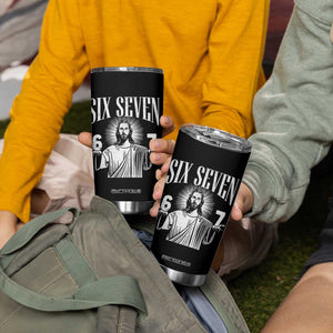 Funny Jesus 67 Tumbler Cup God Six Seven Meme Religious Christian TS11 Print Your Wear
