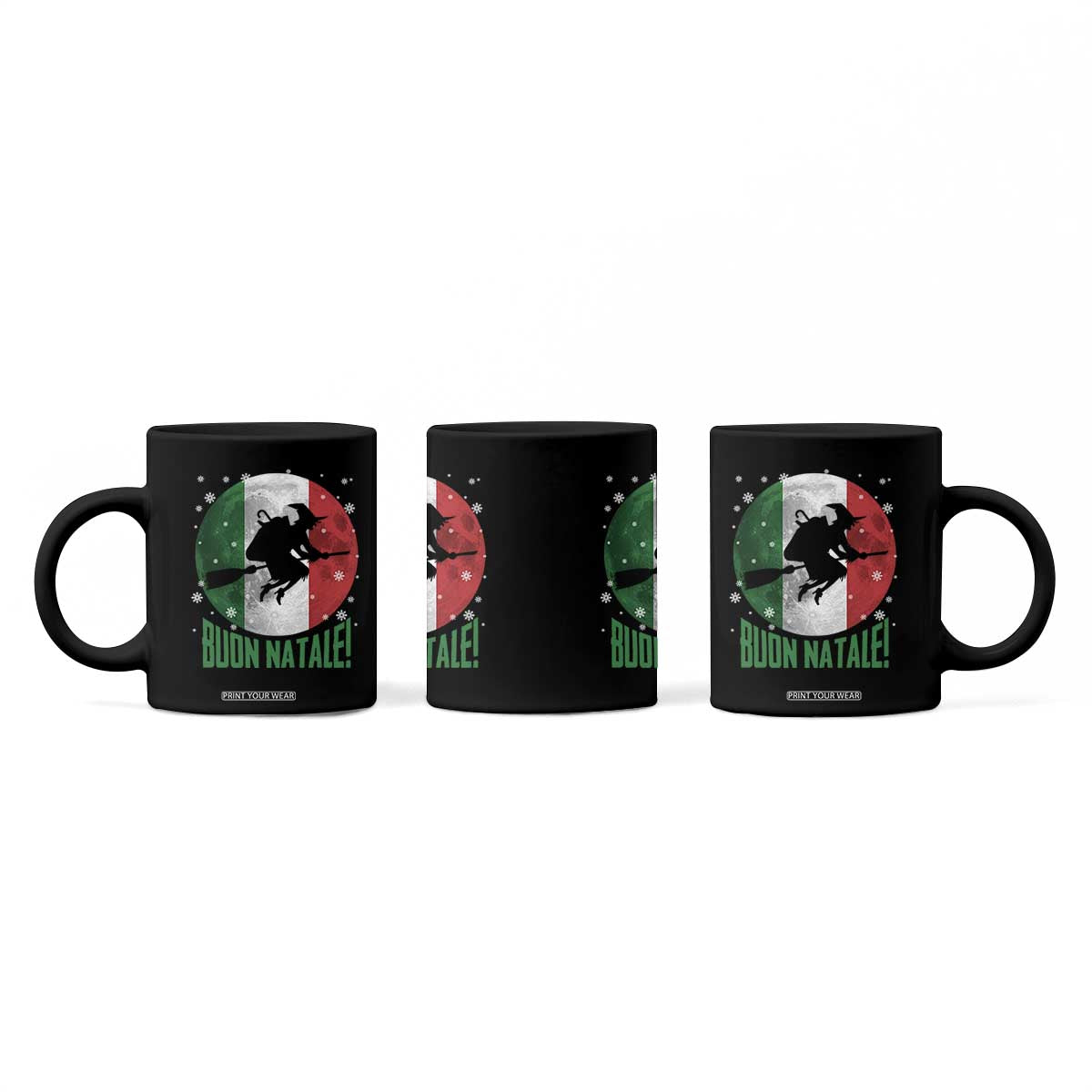 Buon Natale Italian Christmas Coffee Mug La Befana Italian Folklore Witch TS11 Print Your Wear