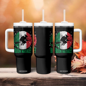 Buon Natale Italian Christmas Tumbler With Handle La Befana Italian Folklore Witch TS11 Print Your Wear