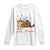 Funny Valentine's Day Cupid Cat Long Sleeve Shirt Happy Meowentines TS11 White Print Your Wear