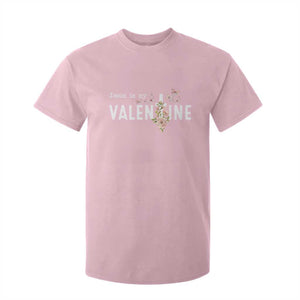 Christian Religious God Valentine's Day T Shirt For Kid Jesus Is My Valentine Rose Flowers TS11 Light Pink Print Your Wear