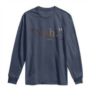 Rosa Parks Quote Long Sleeve Shirt Nah 1955 Melanin Black Movement Protest TS11 Navy Print Your Wear