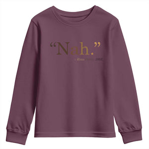 Rosa Parks Quote Youth Sweatshirt Nah 1955 Melanin Black Movement Protest TS11 Maroon Print Your Wear