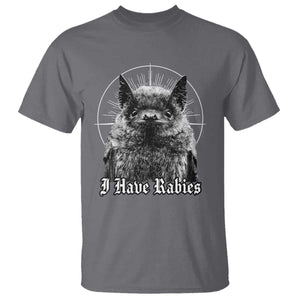I Have Rabies Bat T Shirt Funny Meme Quotes Gothic TS11 Charcoal Print Your Wear