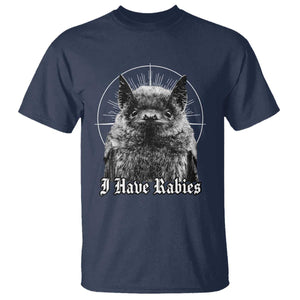 I Have Rabies Bat T Shirt Funny Meme Quotes Gothic TS11 Navy Print Your Wear
