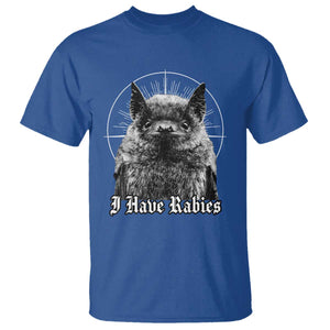 I Have Rabies Bat T Shirt Funny Meme Quotes Gothic TS11 Royal Blue Print Your Wear