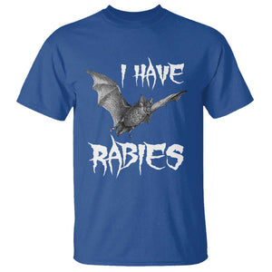 I Have Rabies Bat T Shirt Funny Meme Quotes TS11 Royal Blue Print Your Wear