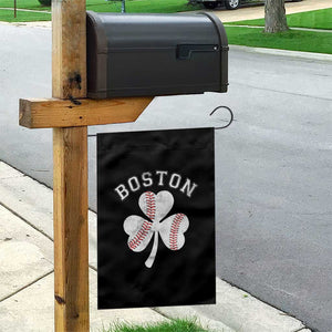 Funny Boston St Patricks Day Baseball Shamrock Garden Flag TS11 Print Your Wear