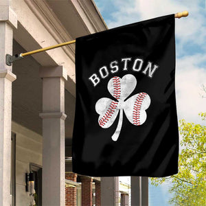 Funny Boston St Patricks Day Baseball Shamrock Garden Flag TS11 Print Your Wear